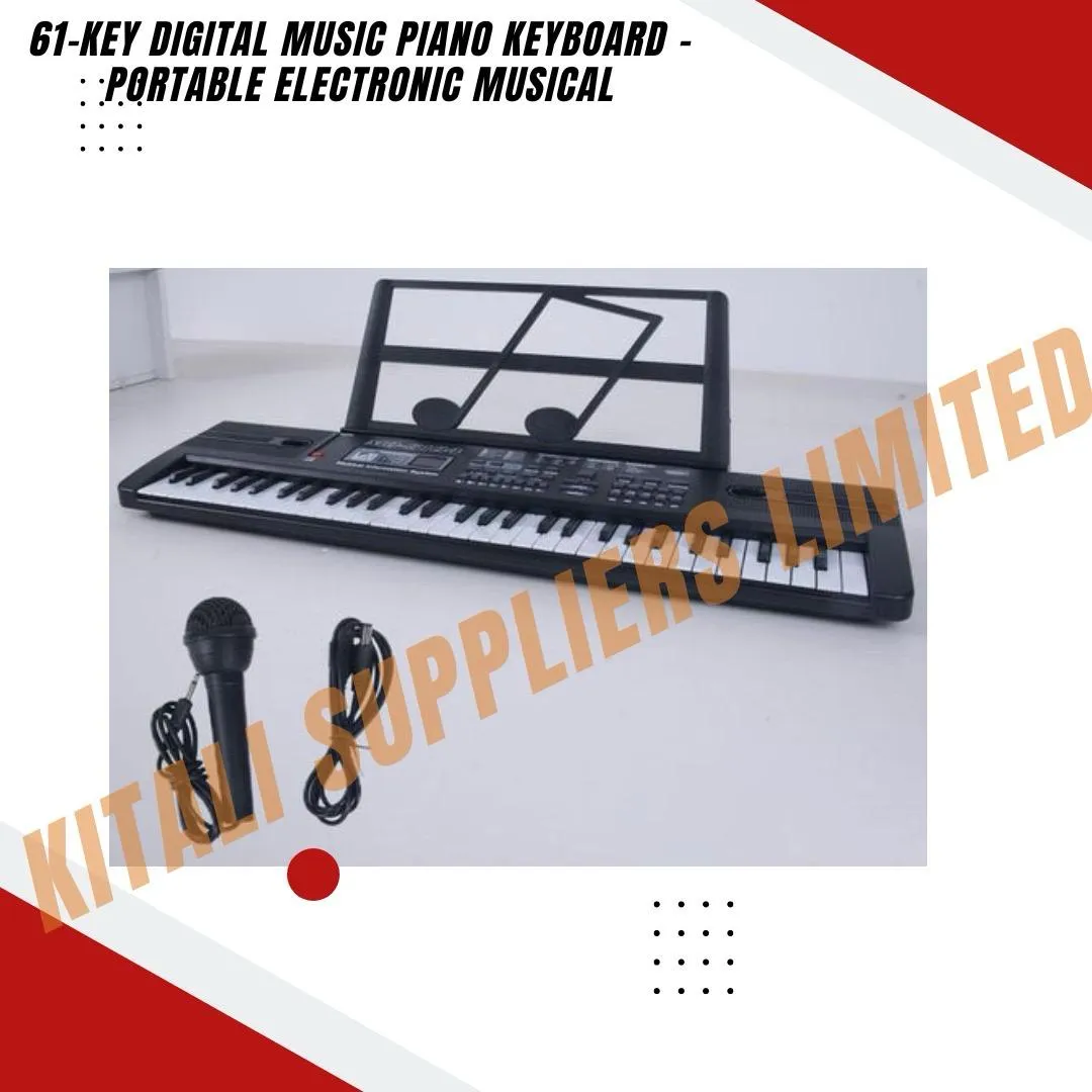 61-KEY DIGITAL MUSIC PIANO KEYBOARD- PORTABLE ELECTRONIC MUSICAL