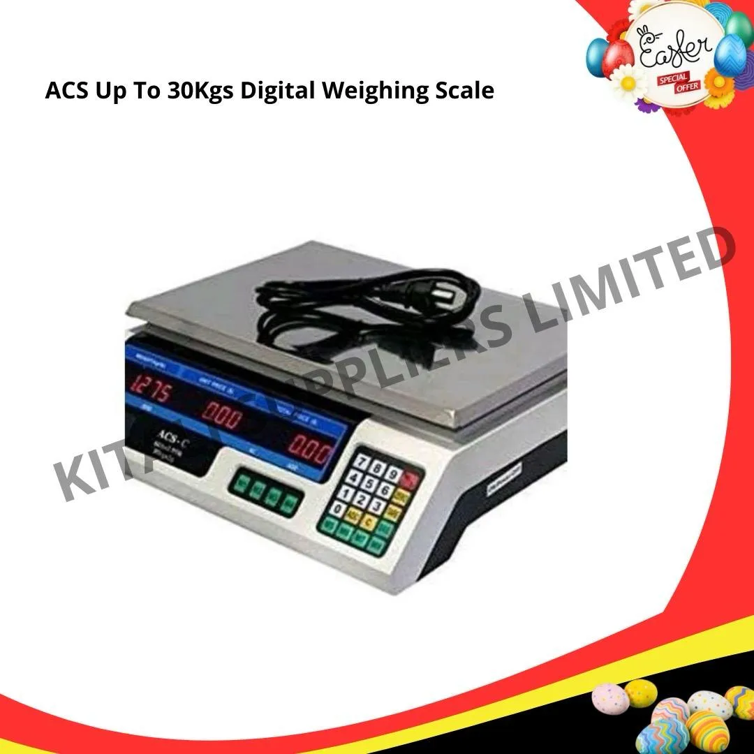 ACS 30 Digital Weighing Scale - Up To 30Kgs