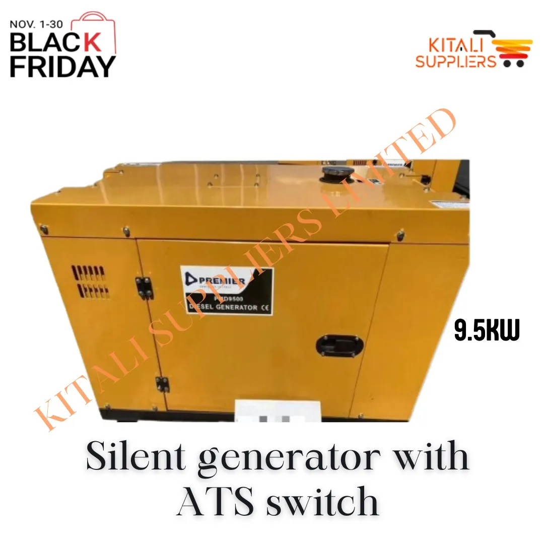 Premier silent generator with ATS switch 9.5kva