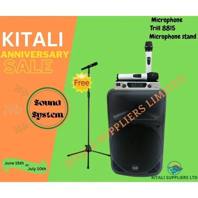 Omax microphone, microphone stand 8815 trill speaker