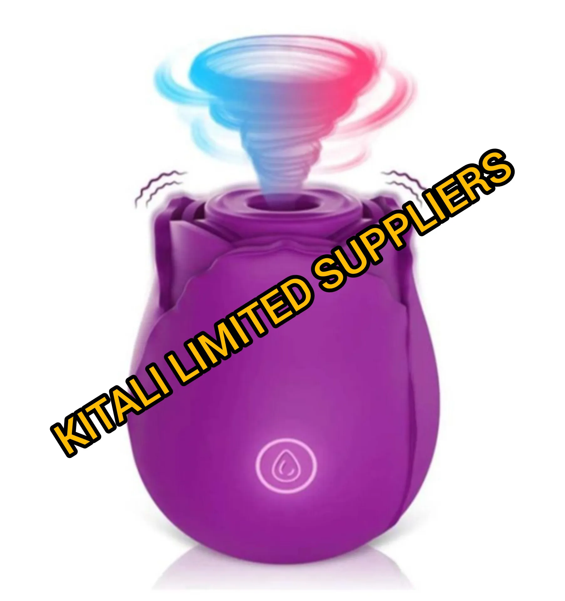 Rose sucker vibrator Made of soft silicone material for comfort,silky touch and completely waterproof