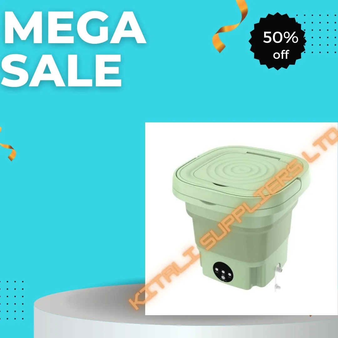 Washing Machine Portable, Foldable Spin Dryer For Camping,Travel,Small Spaces,