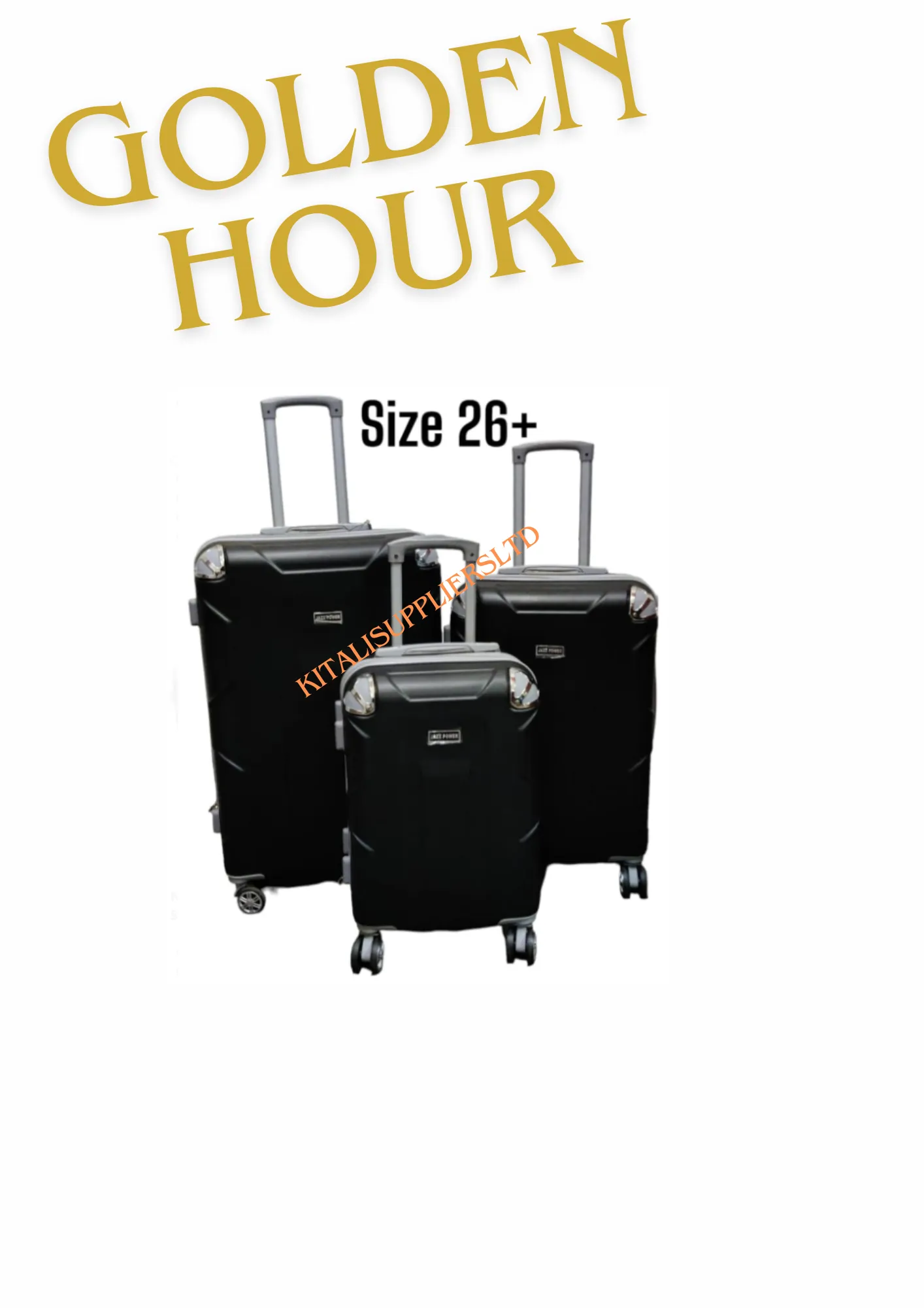 New arrival 3 in1 Luxurious Fibre Suitcase