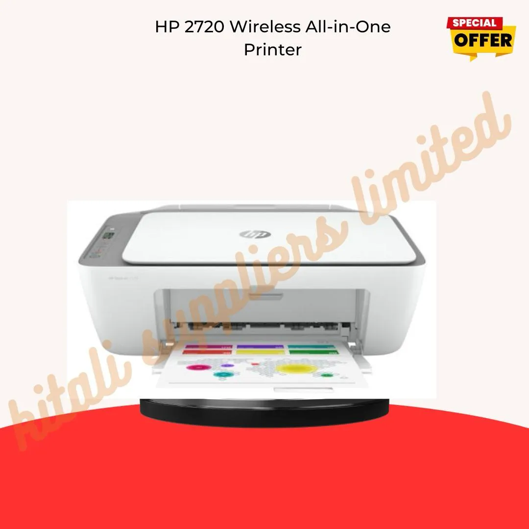 HP DeskJet 2720 All-in-One Printer with Wireless Printing Print Scan Copy