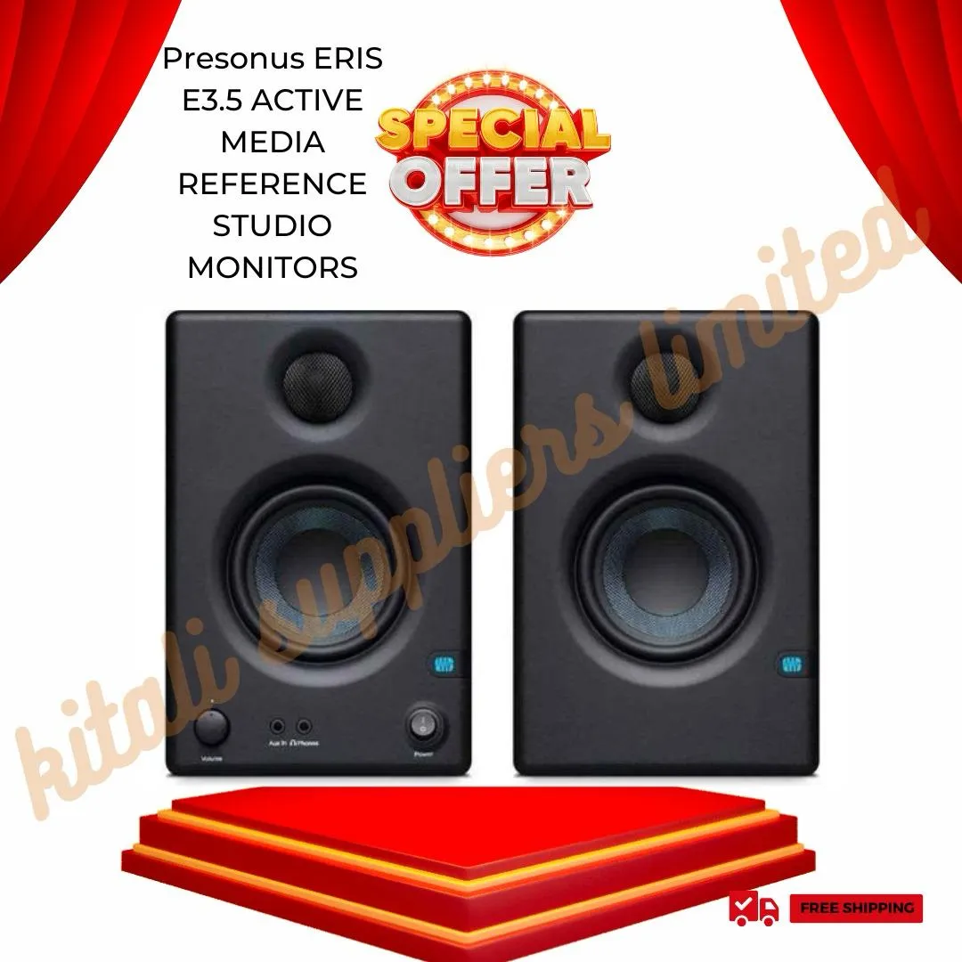 PreSonus Eris E3.5 Active Media Reference studio monitors 