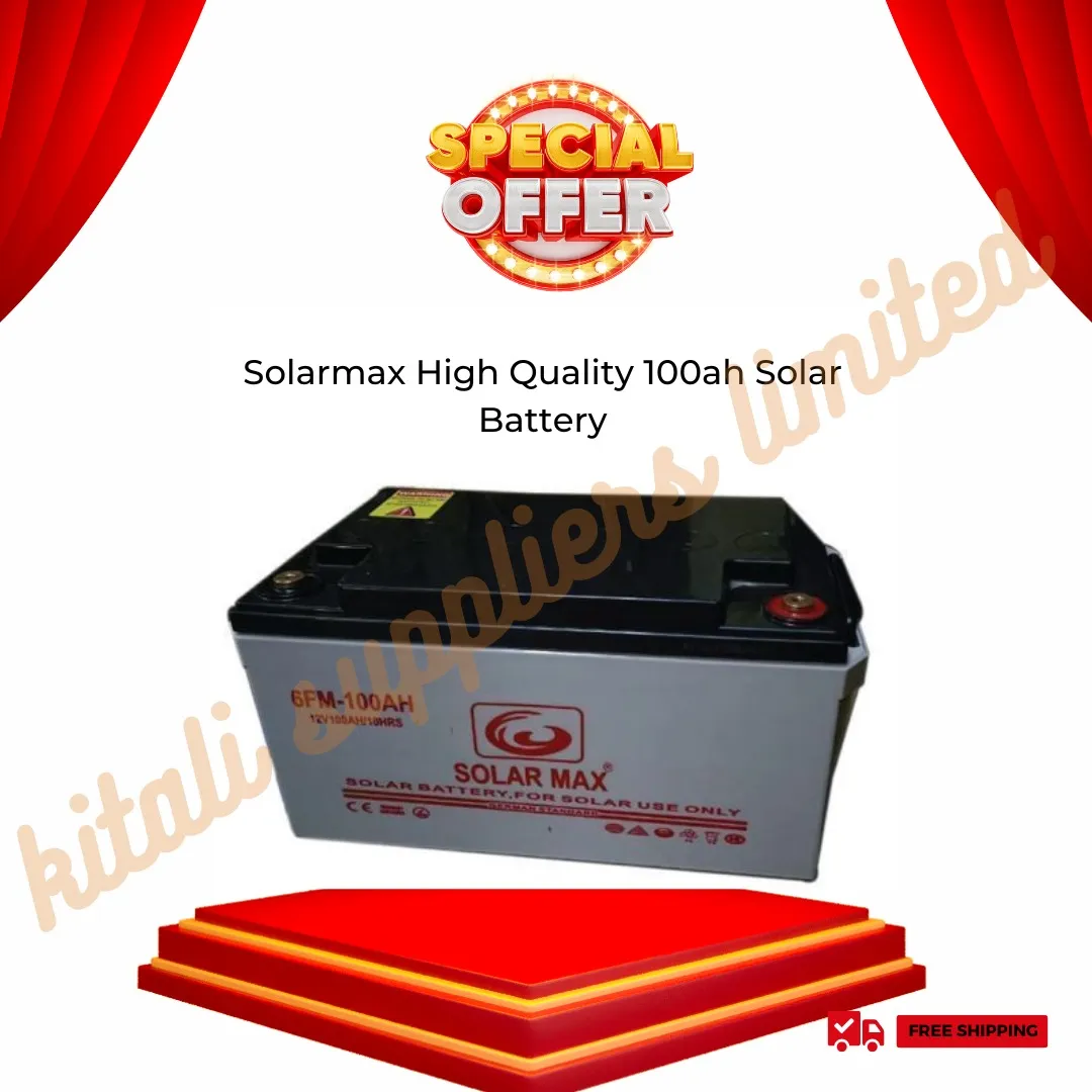 100ah solarmax dry cell free maintenance  battery DEEP CYCLE BATTERY