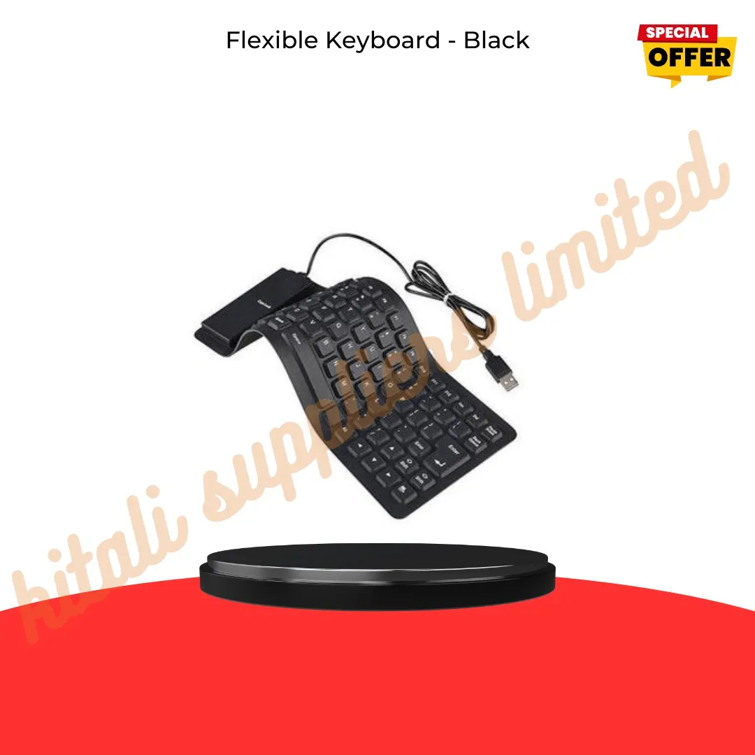 Flexible key board  black 