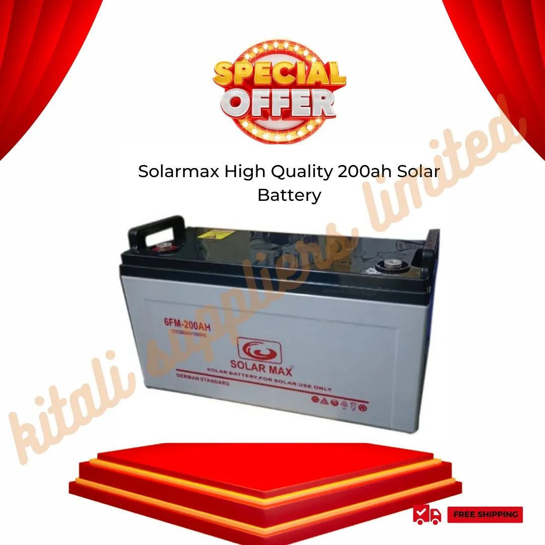 200ah  Solar max  high quality    battery 