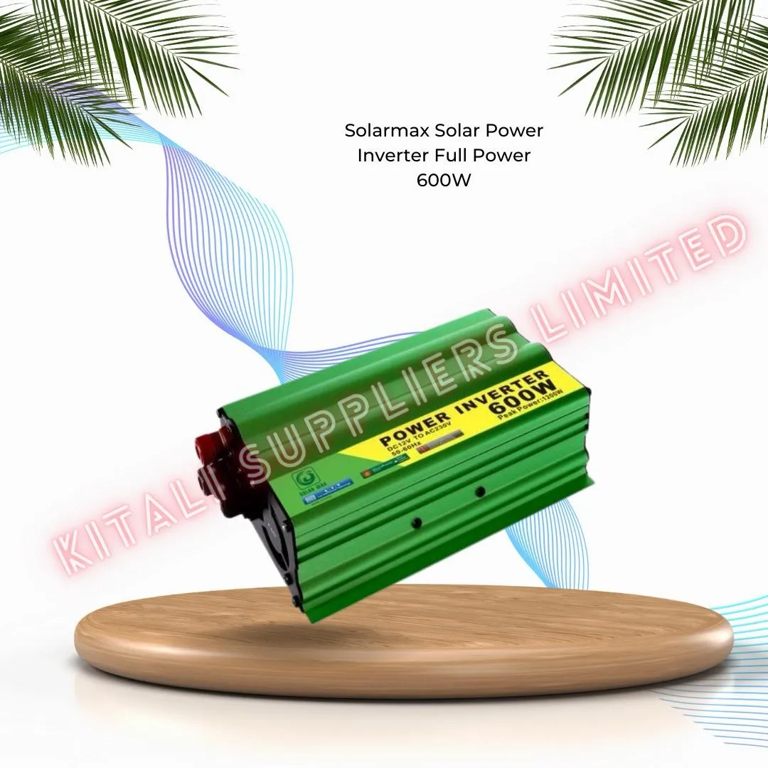 Solarmax 600W Power Inverter Pure Sine Wave DC 12V To AC 230V