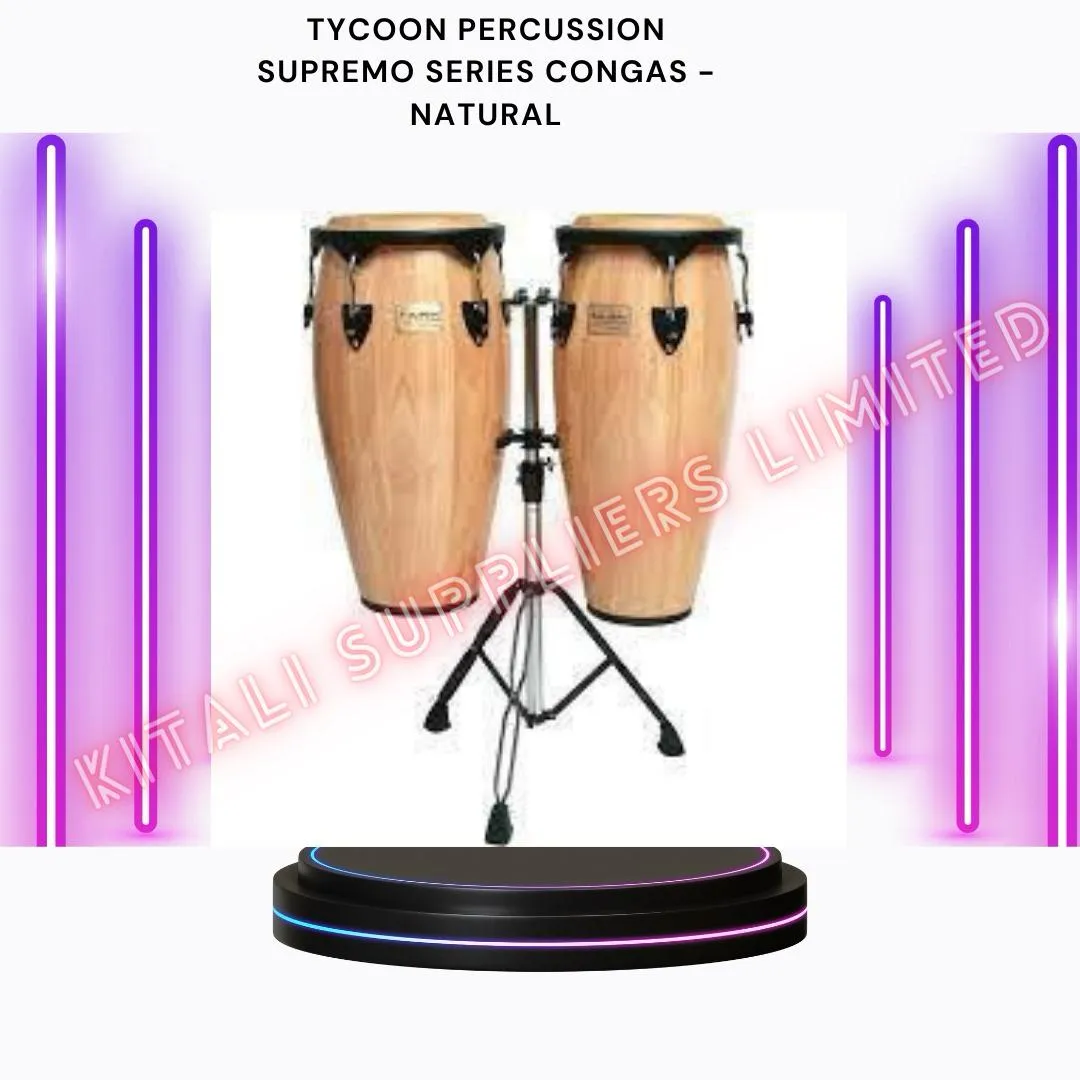 Tycoon Percussion Supremo Series Congas Natural