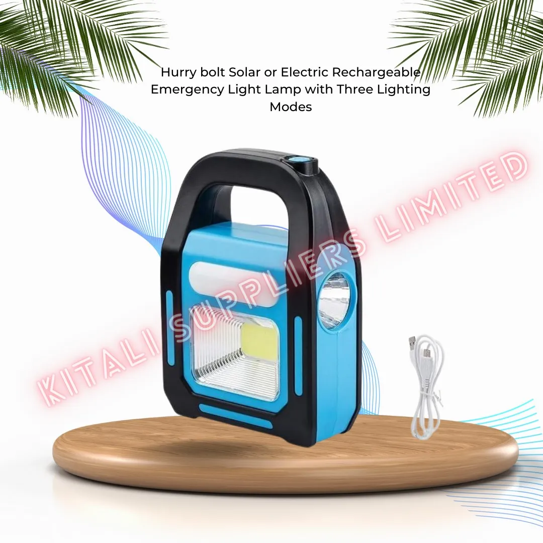 ELECTRIC RECHAGEABLE  EMERGENCY LIGHT  LAMP WITH  THREE LIGHTING  MODES 