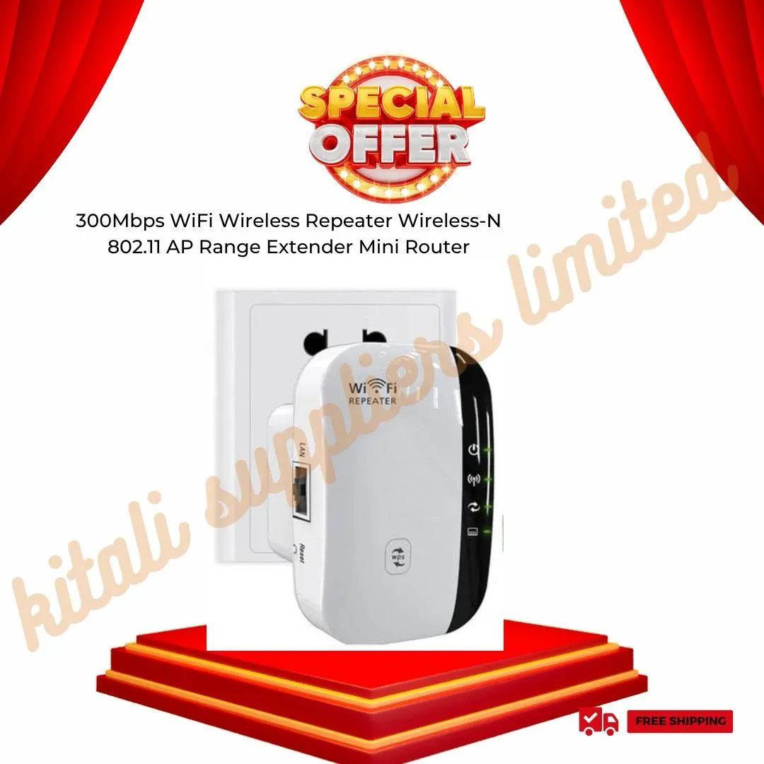 300Mbps WiFi Wireless Repeater Wireless-N 802.11 AP Range Extender Mini Router