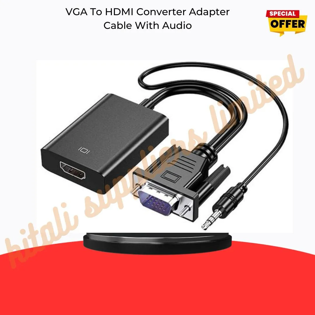VGA To HDMI Adapter Converter With Audio