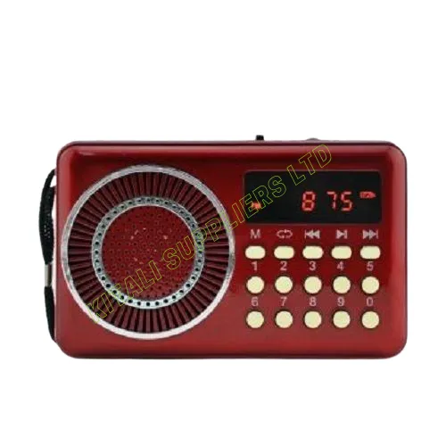 Joc Fm Radio Rechargeable Digital Music Player and Fm Radio
