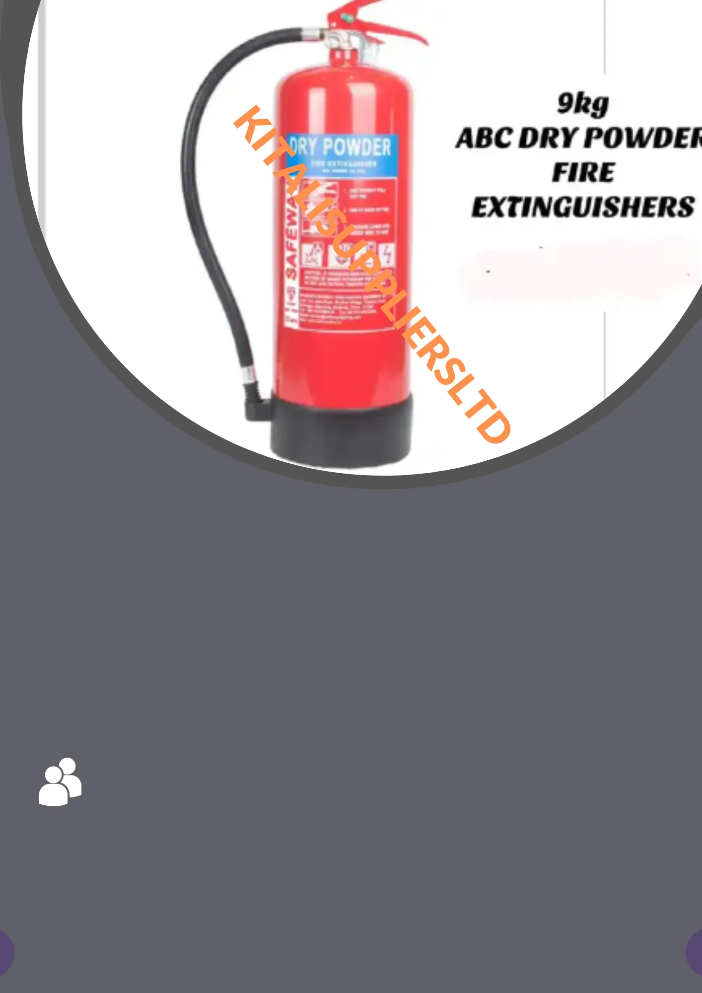 9kg ABC DRY POWDER FIRE EXTINGUISHER