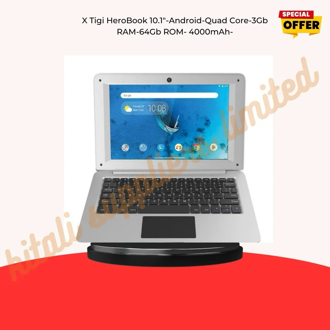 X Tigi HeroBook 10.1"-Android-Quad Core-3Gb RAM-64Gb ROM- 4000mAh-13 Months Warranty
