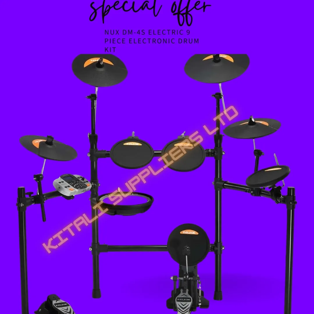 NUX DM 4S ELECTRIC 9 PIECE ELECTRONIC DRUM KIT