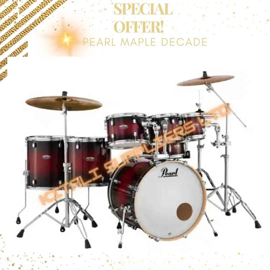 The Pearl Decade Maple drum set