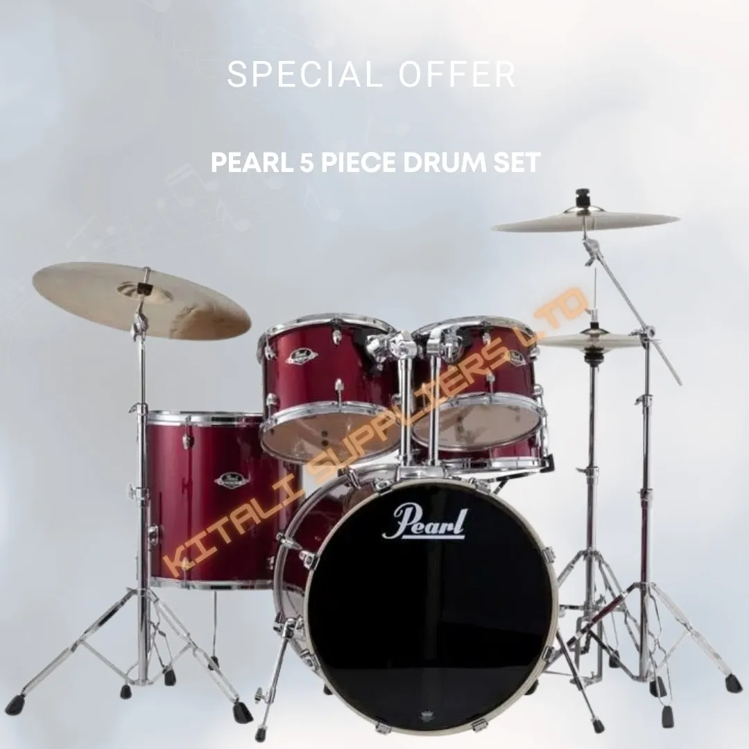 Pearl 5 piece drum set