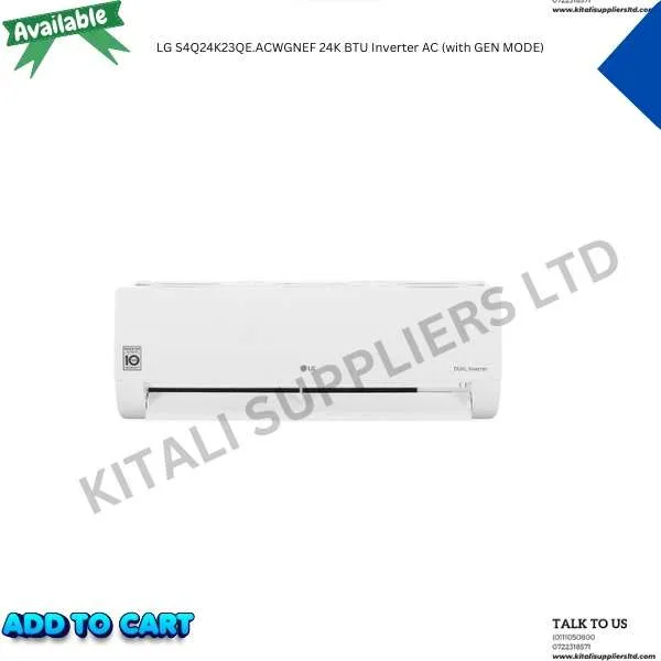 LG S4Q24K23QE.ACWGNEF 24K BTU Inverter AC 