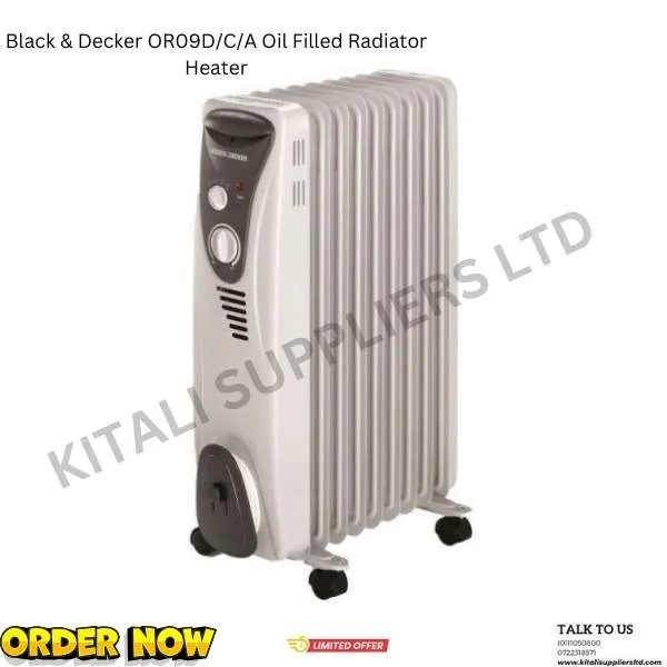 Black & Decker OR09D/C/A Oil Filled Radiator Heater