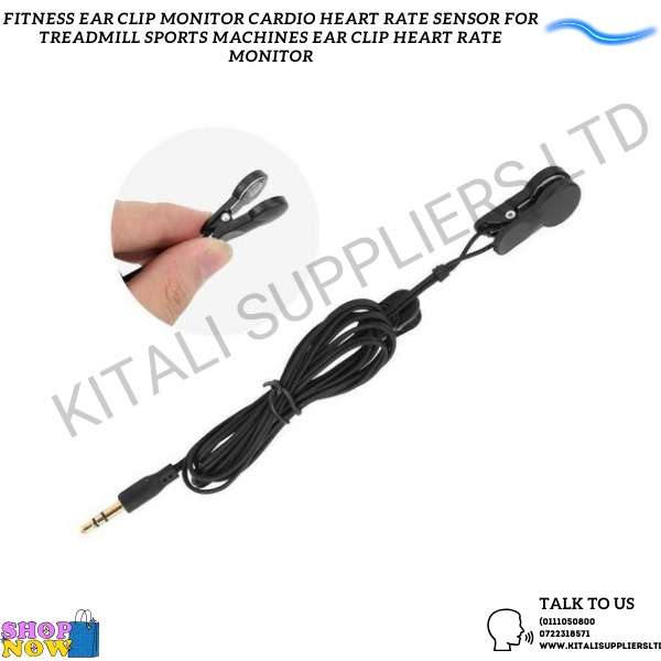 KYTO Fitness Ear Clip Monitor Cardio Heart Rate Sensor – Bluetooth, 20-Hour Battery, Compact Design