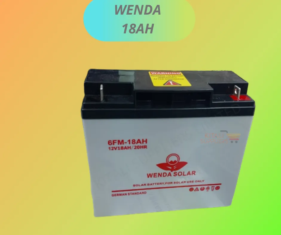 Wenda 18ah solar gel battery