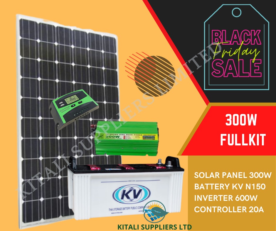 300w solar complete solar fullkit