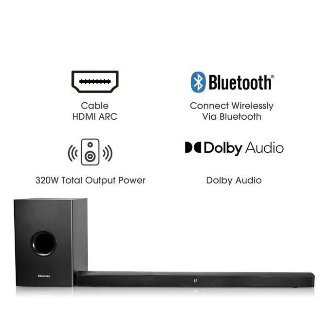 Hisense sound bar 320w