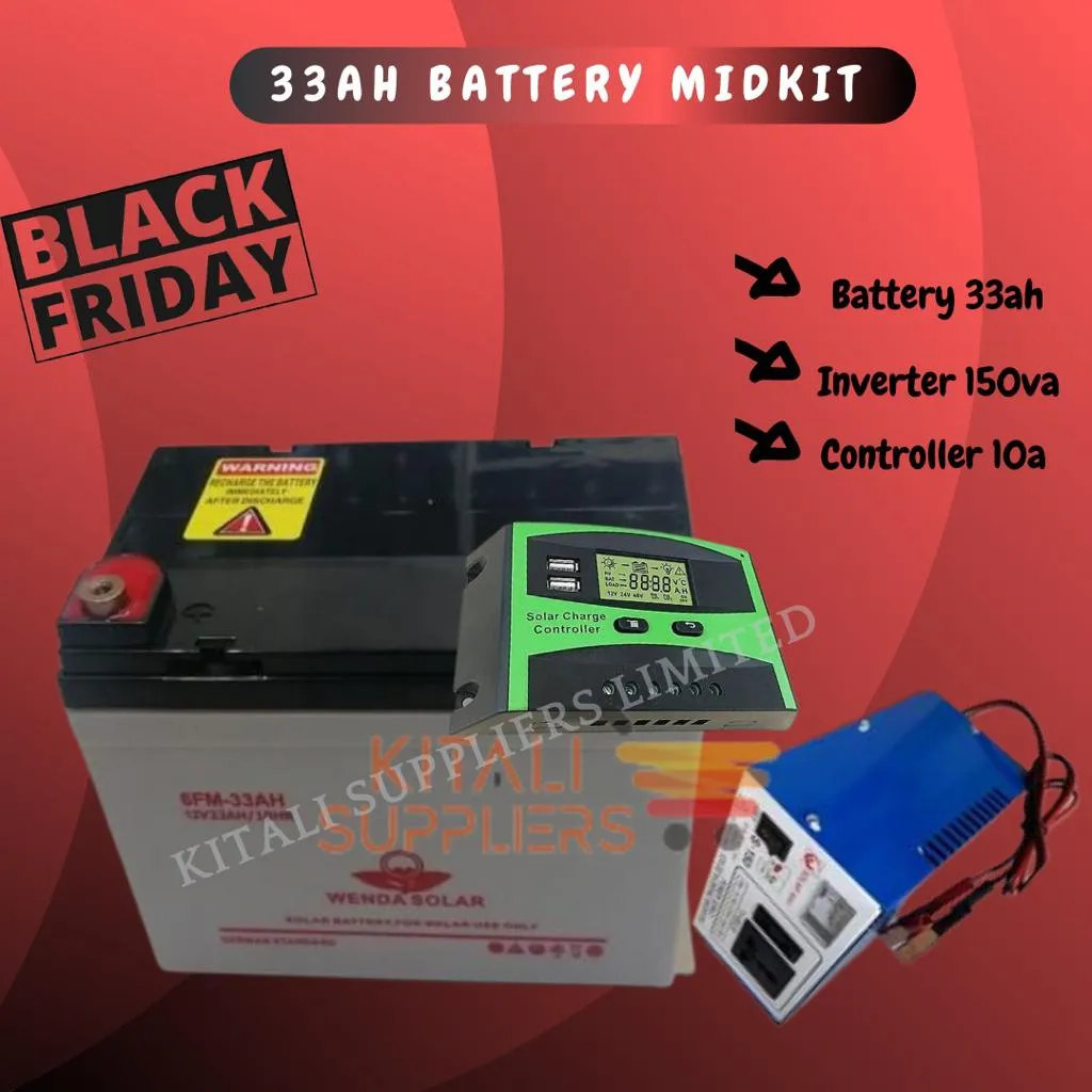 Special solar midkit for 33ah