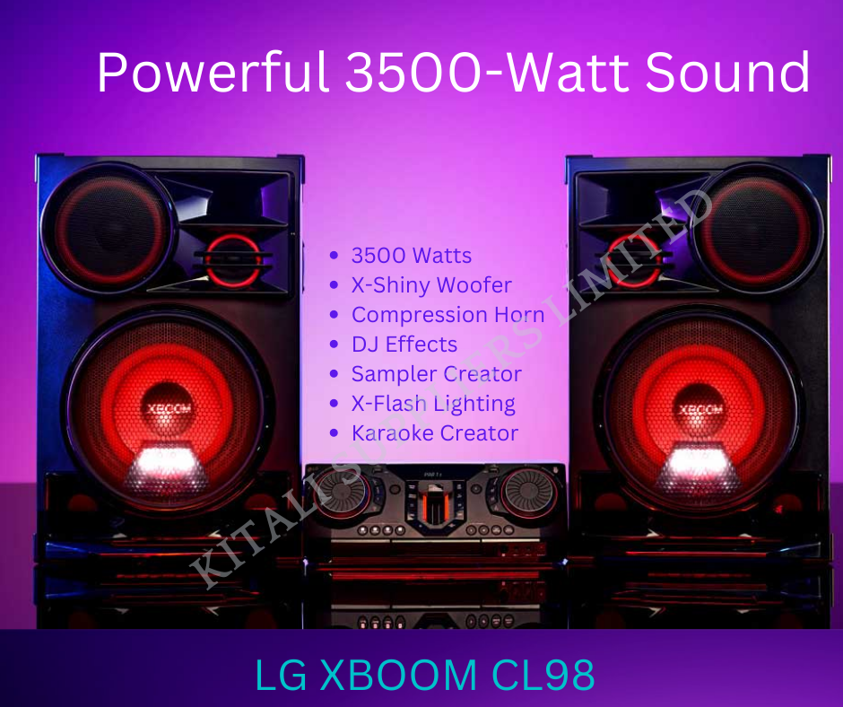 LG XBOOM CL98 | 3500W | 2.2ch | DJ App | Multi Color Lighting