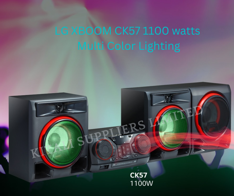 LG XBOOM CK57 | 1100W | 2.1ch | Multi Color Lighting | TV Sound Sync