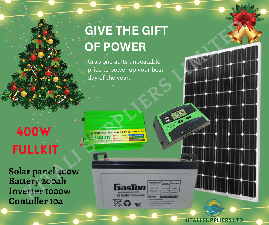 Solarmax Solar Fullkit 500w Monocrystalline Panel with Gaston battery