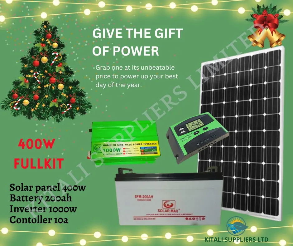 400w solar fullkit special offer for Christ mas