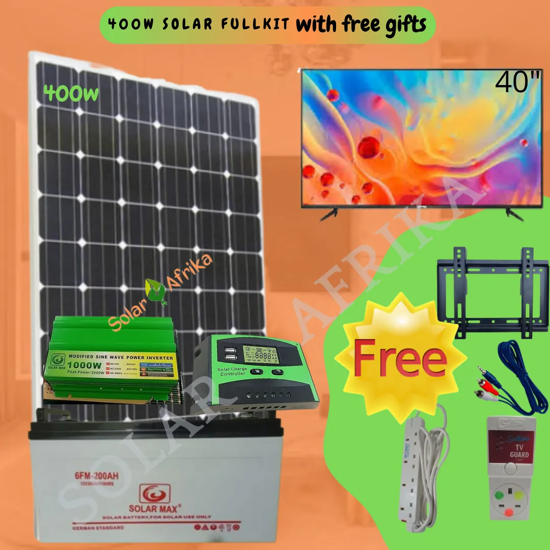 400w solar fullkit for valentine
