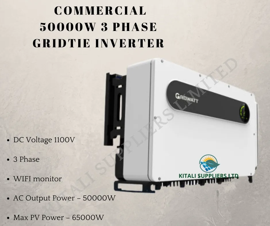 Commercial 50000w 3 phase gridtie inverter