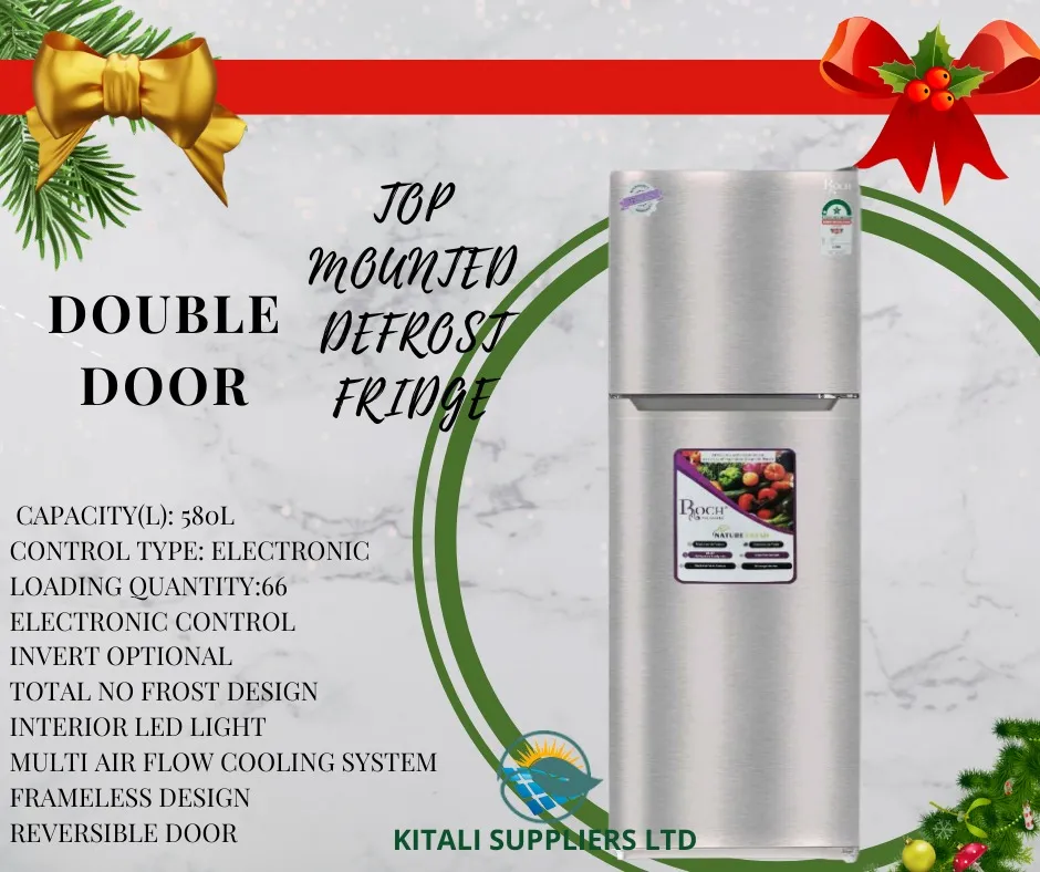 Roch RFR-580-DT-I No Frost Double Door Fridge, 580l