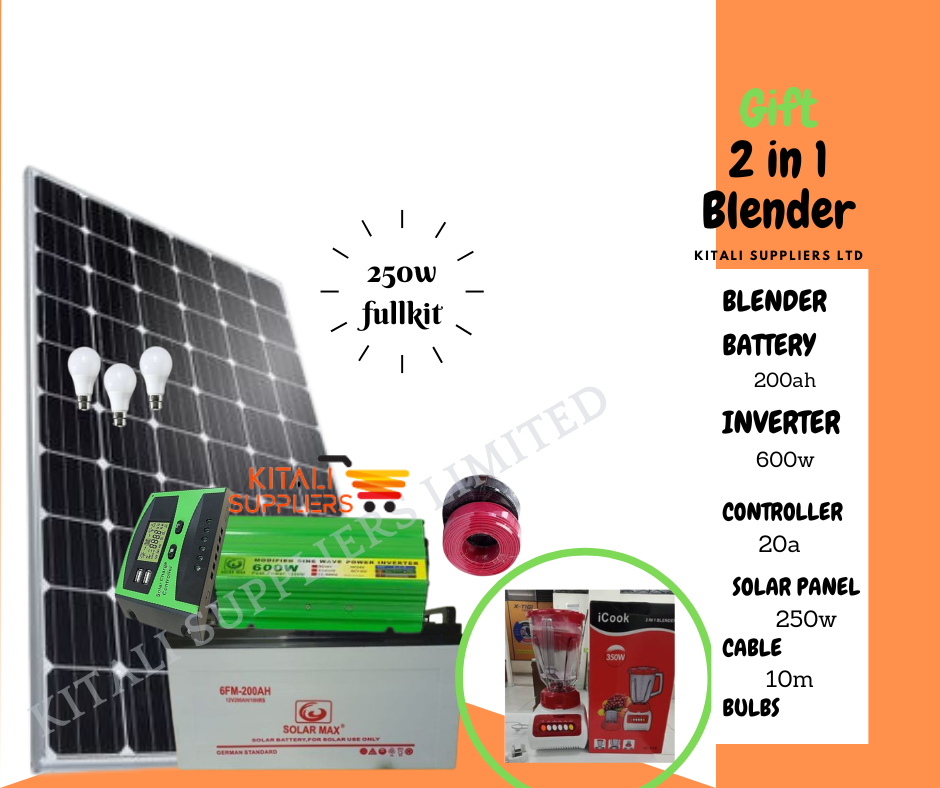 250w fullkit with free blender