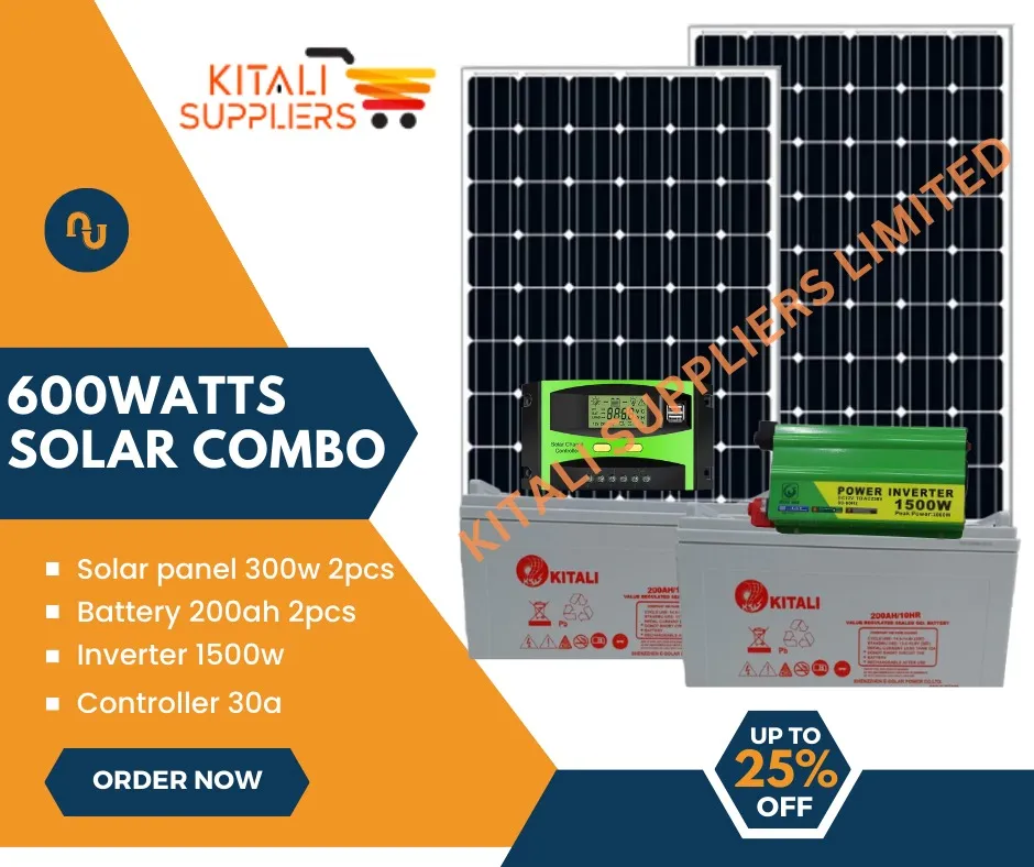 600watts solar combo.