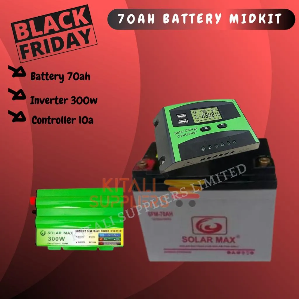 Special solar midkit for 70ah