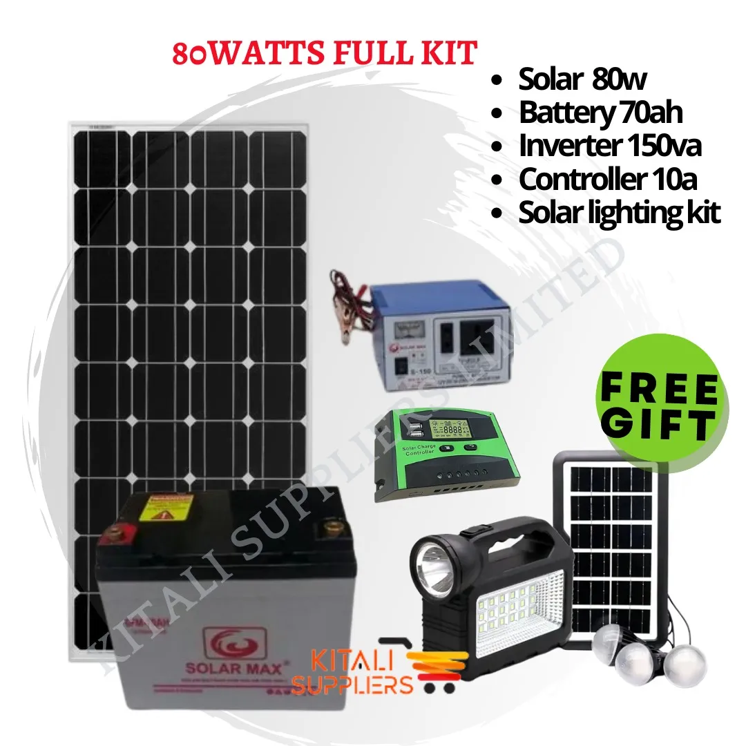 80W SOLAR FULLKIT