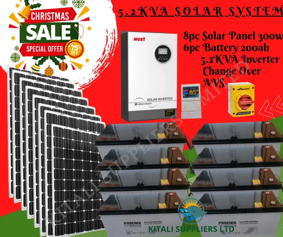 5.2 kva solar system monocrystalline