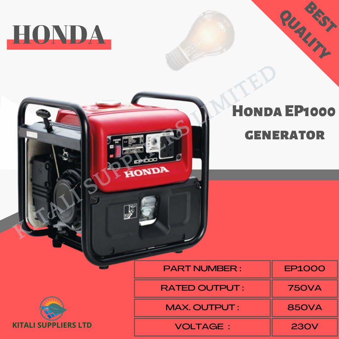 Honda EP1000 850VA Four Stroke Petrol Generator