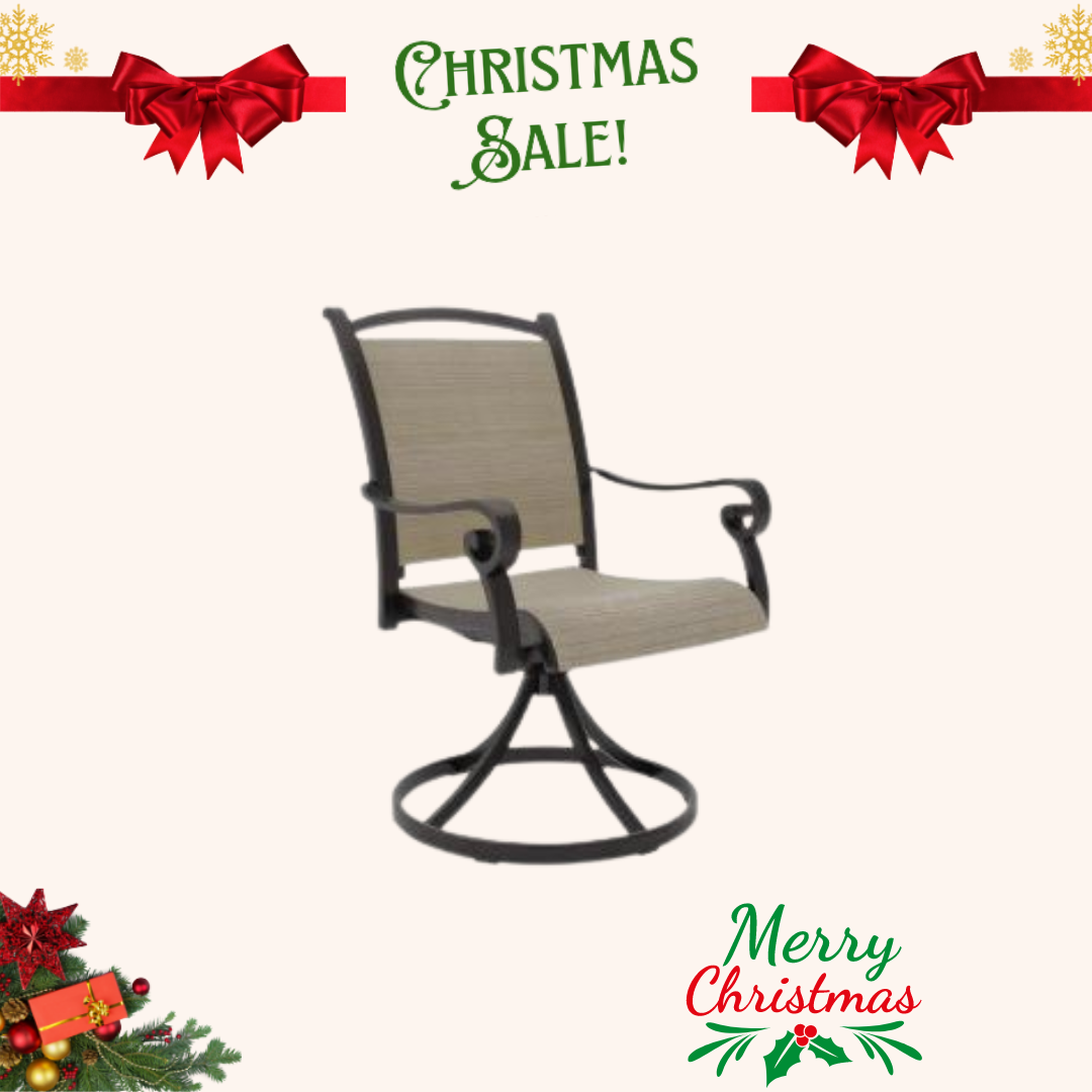 Bass Lake Sling Swivel Chair