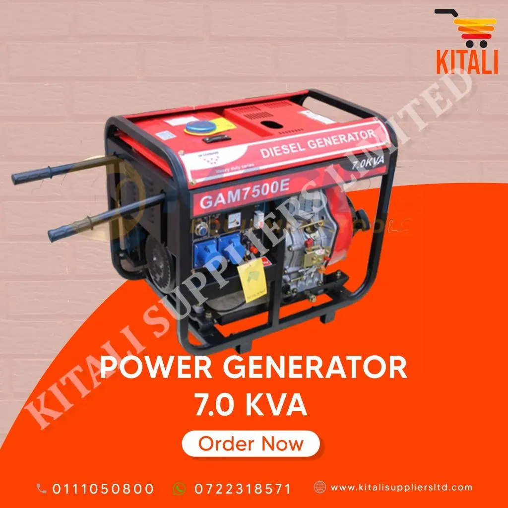 Diesel power generator 7.0kva