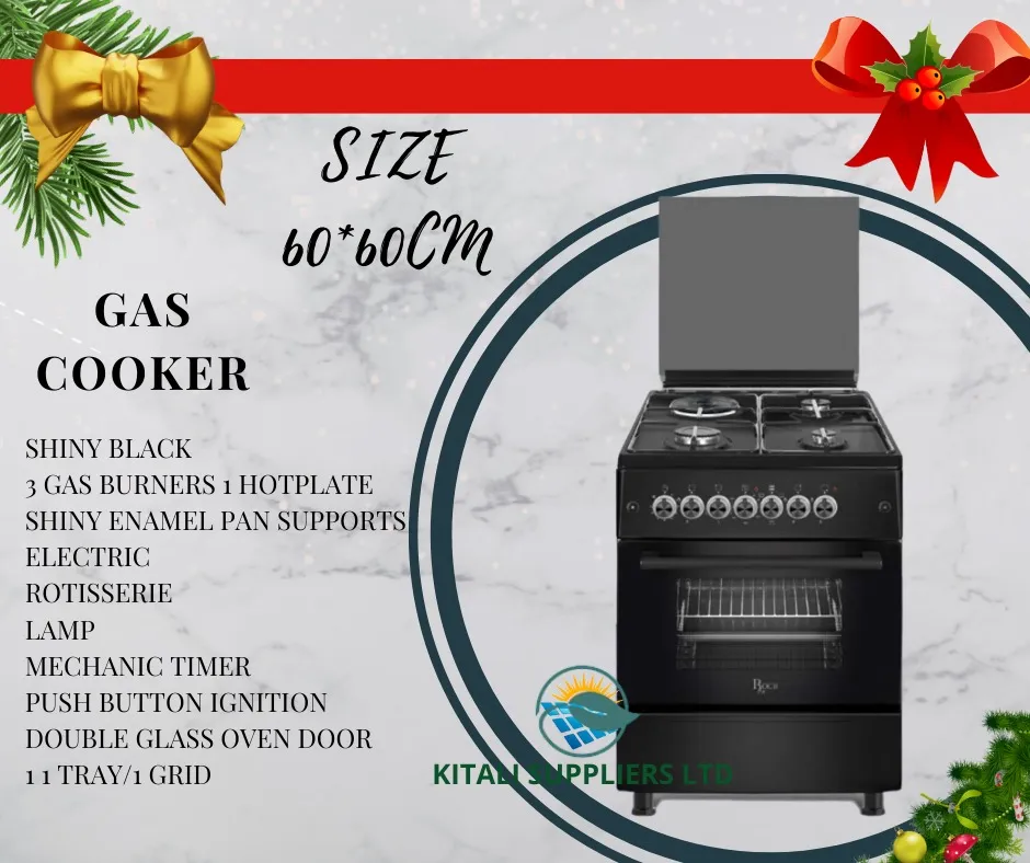 ROCH GAS COOKER MODEL-RECK-631-BL