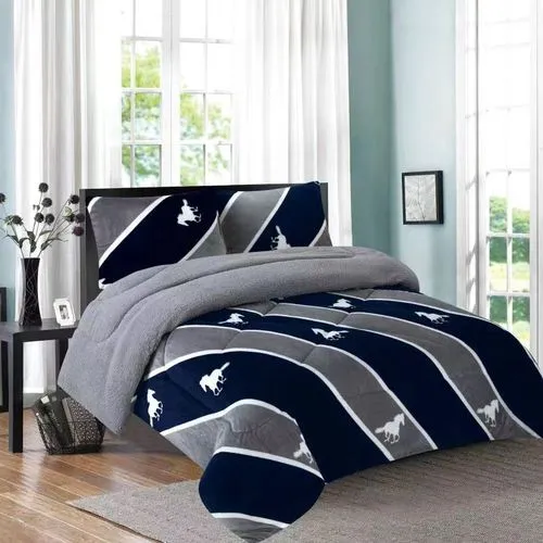 Fashion 1 PC Soft Velvet Woolen Duvet- Nice Feel Durable Duvet Blanket