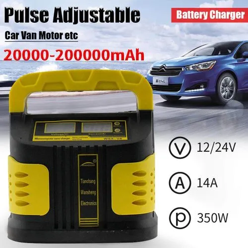Generic 200000mAh 350W 12V-24V LCD Auto Car Vehicle Jump Starter Charger US PLUG