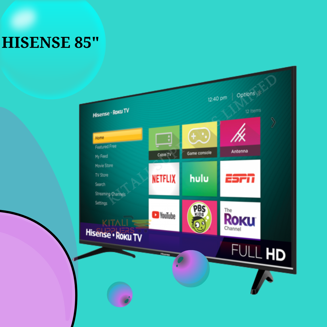 Hisense 85'' Smart UHD 4K LED TV, YouTube, Netflix