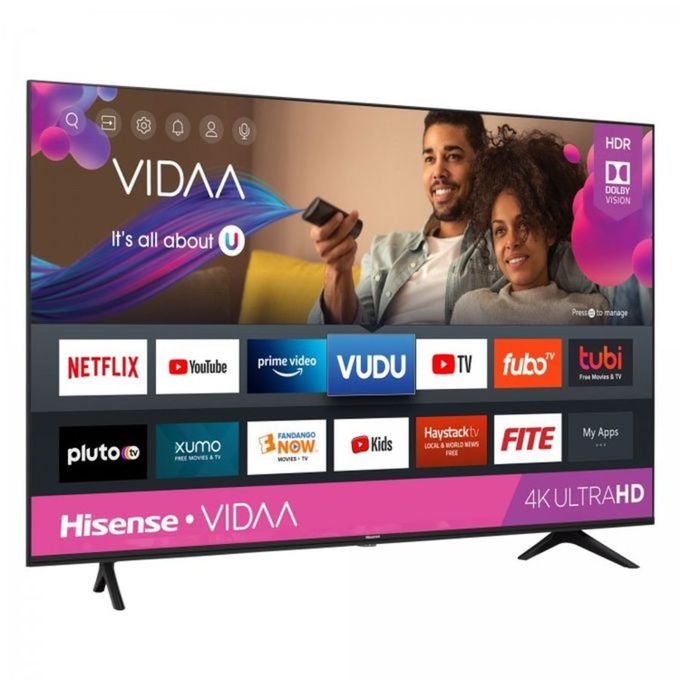Hisense 43 Inch Smart 4K UHD VIDAA Frameless LED TV With Bluethooth